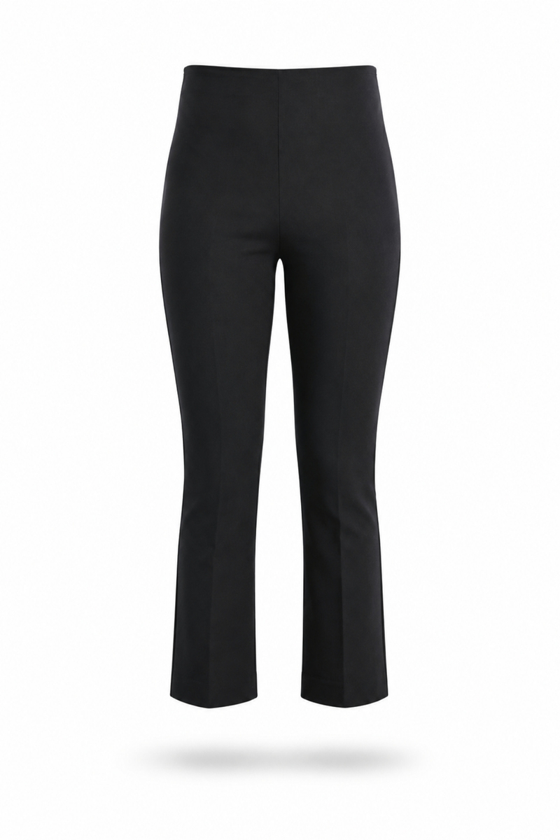 Siyah Mini Flare Pantolon 438