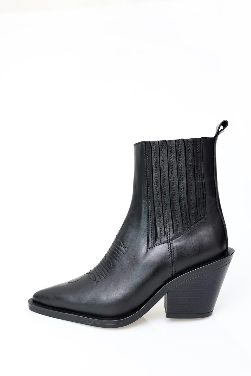 Siyah Nakışlı Western Bot 123303