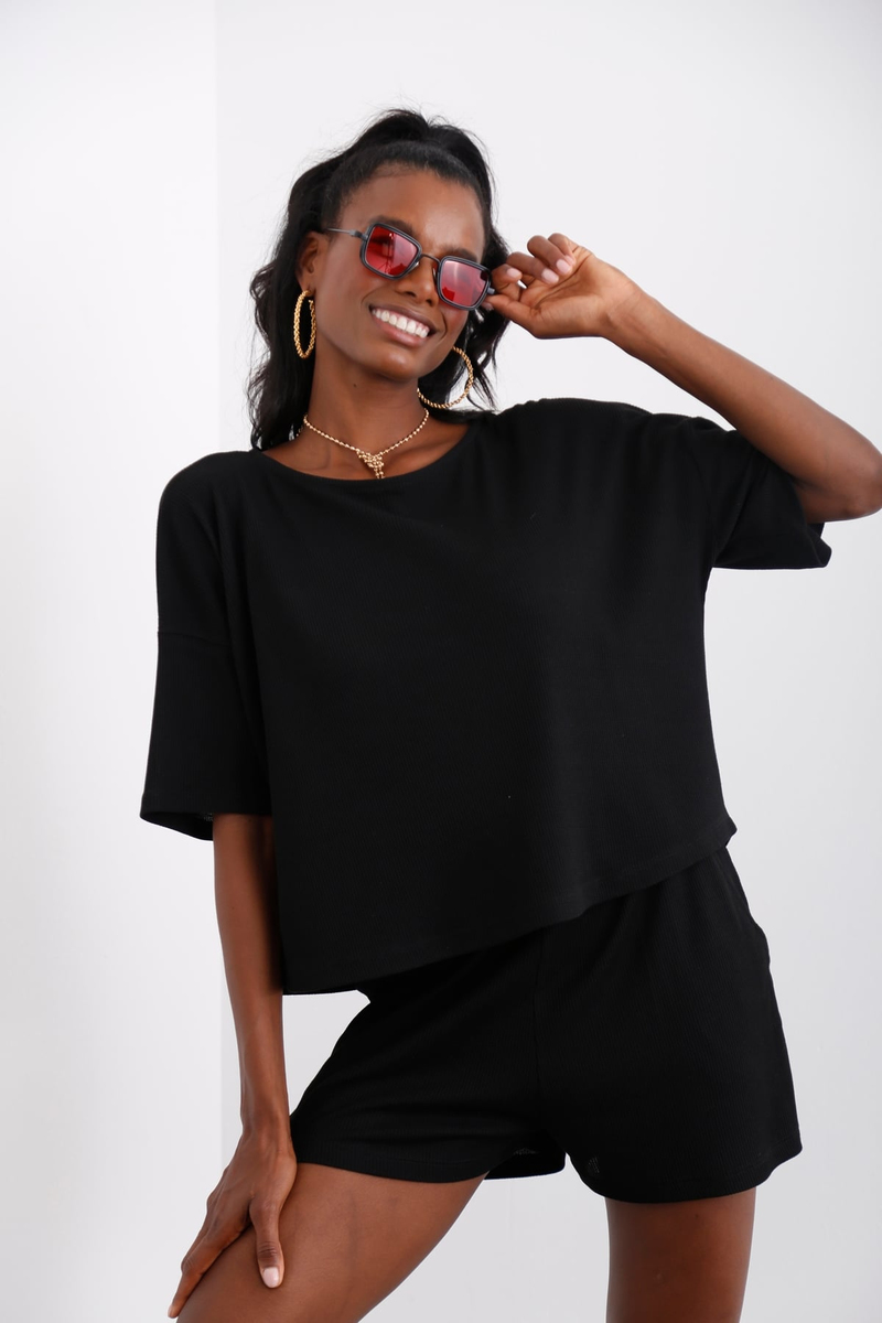 Siyah Oversize Takım 0162