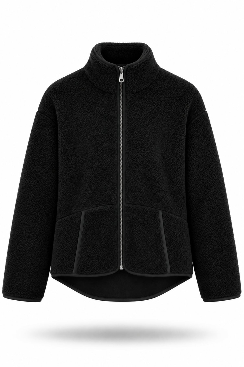 Siyah Polar Ceket 23236