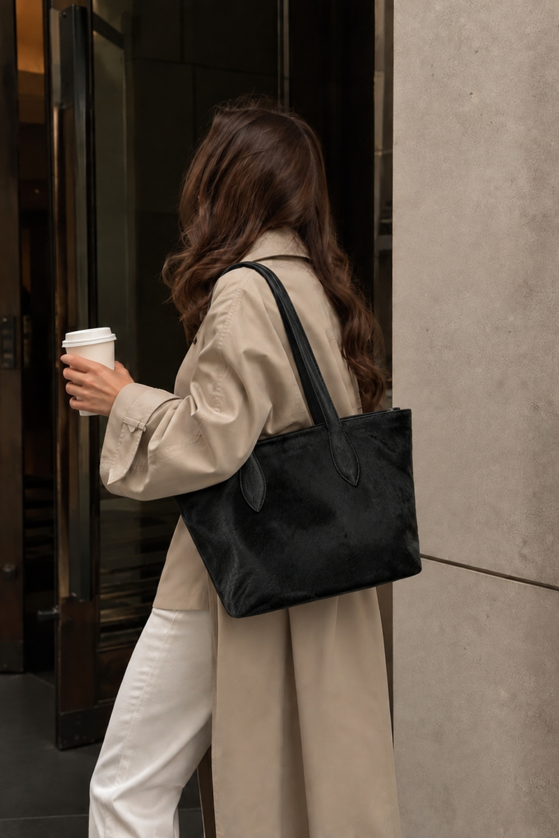 Siyah Saint Tropez Tote Çanta 8002