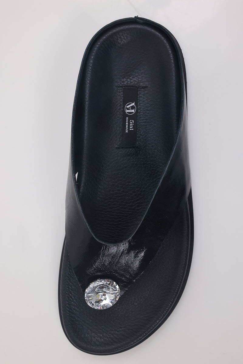 Siyah Swarovski Terlik 25293