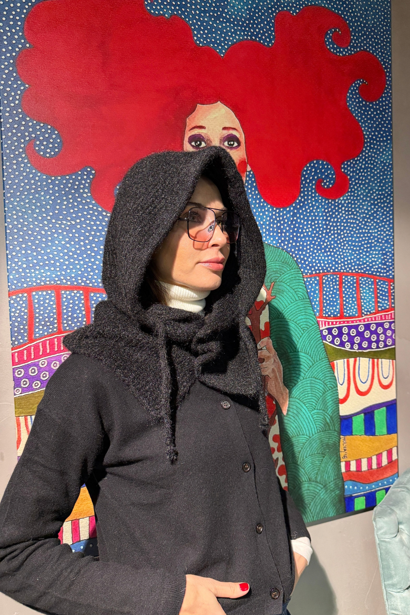 Siyah Triko Balaklava 14800