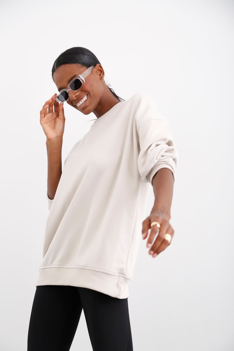 Taş Oversize Sweatshirt 