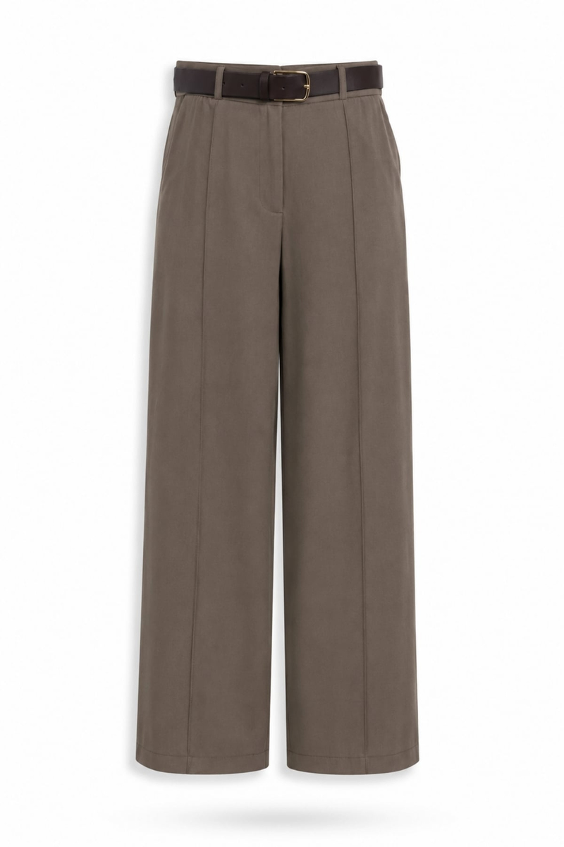 Vizon Kemerli Barrel Pantolon 580923