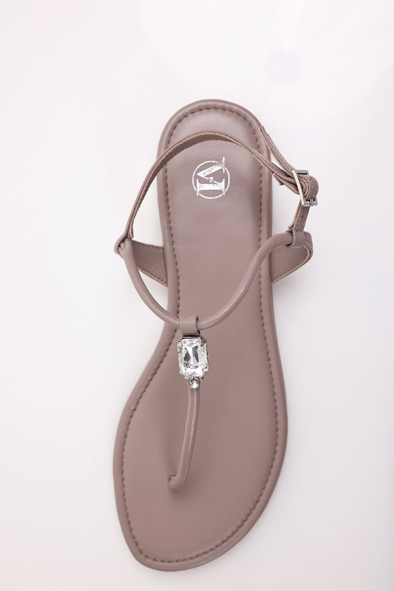 Vizon Tek Taş Sandalet 26057
