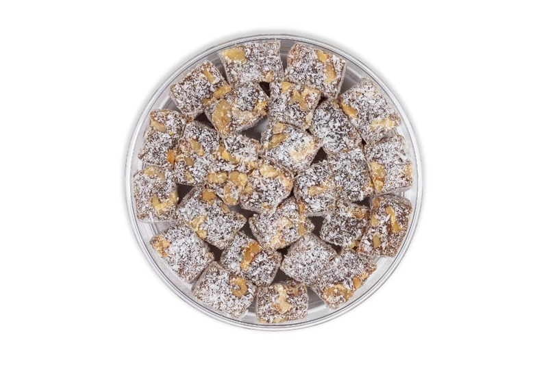 Hediyelik Ürünlerİncirli Cevizli Lokum Kristal Kutu 230 gr.