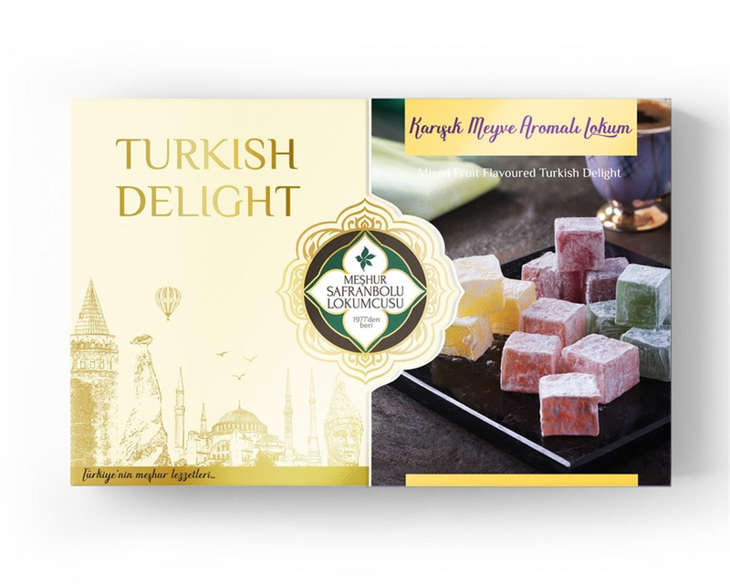 HEDİYELİK ÜRÜNLERKarışık Meyve Aromalı Lokum