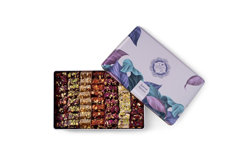 Gift İtems in Metal BoxMixed Special Turkish Delight İn Metal Box 1 Kg