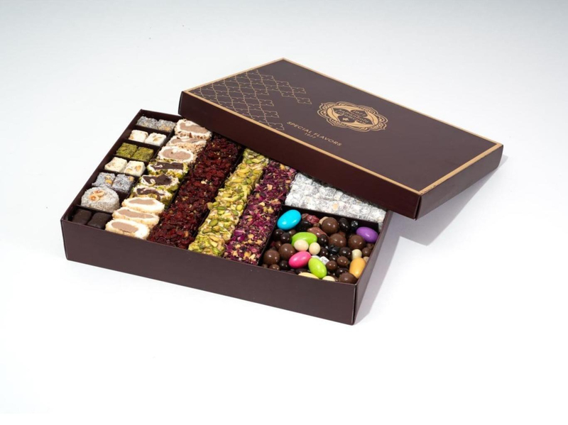 Hediyelik ÜrünlerÖzel Kutuda Hediyelik Lüx Karışık Lokum 1200 Gr.