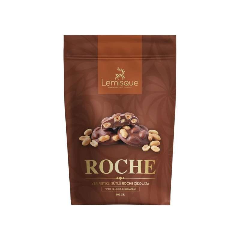 ÜRÜNLERYer Fıstıklı Sütlü Roche Çikolata 100 gr