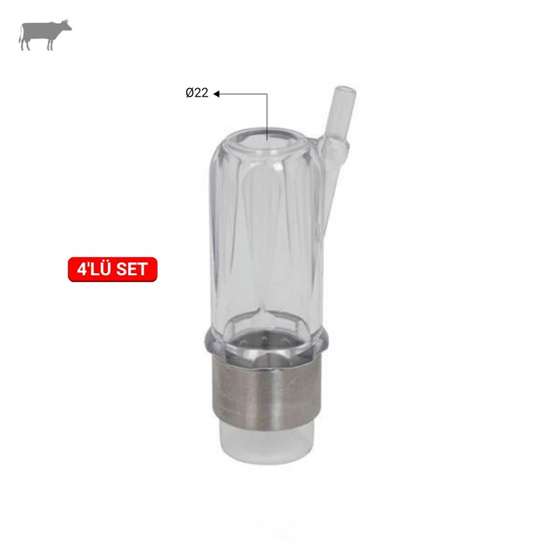 Melasty Meme Lastiği (Memelik) Kılıfı (Şeffaf) (190gr) Çıkış Çapı: 22 mm | Cimritilki.com