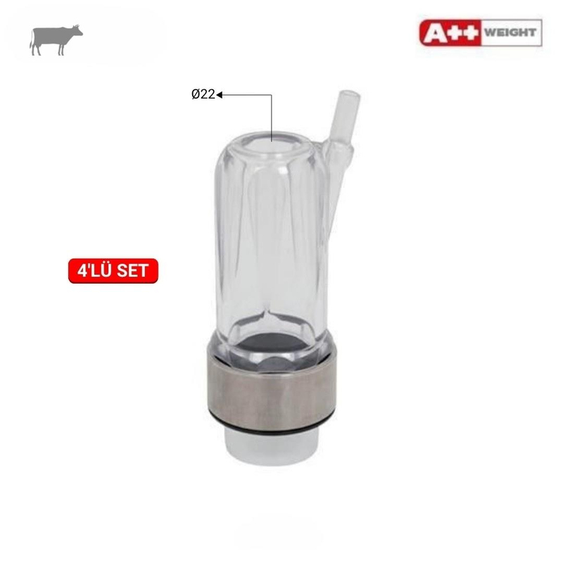 Melasty AYZ-A++ Meme Lastiği (Memelik) Kılıfı (Şeffaf) (250gr) Çıkış Çapı: 22 mm | Cimritilki.com