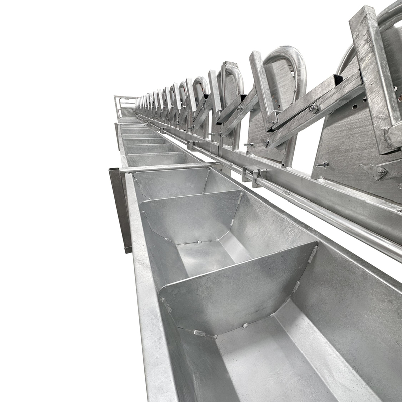 Melasty Boyun Kilitli Sıralı Çıkış Yemlik (Sıcak Galvaniz Gövde) 1 x 18 | Cimritilki.com