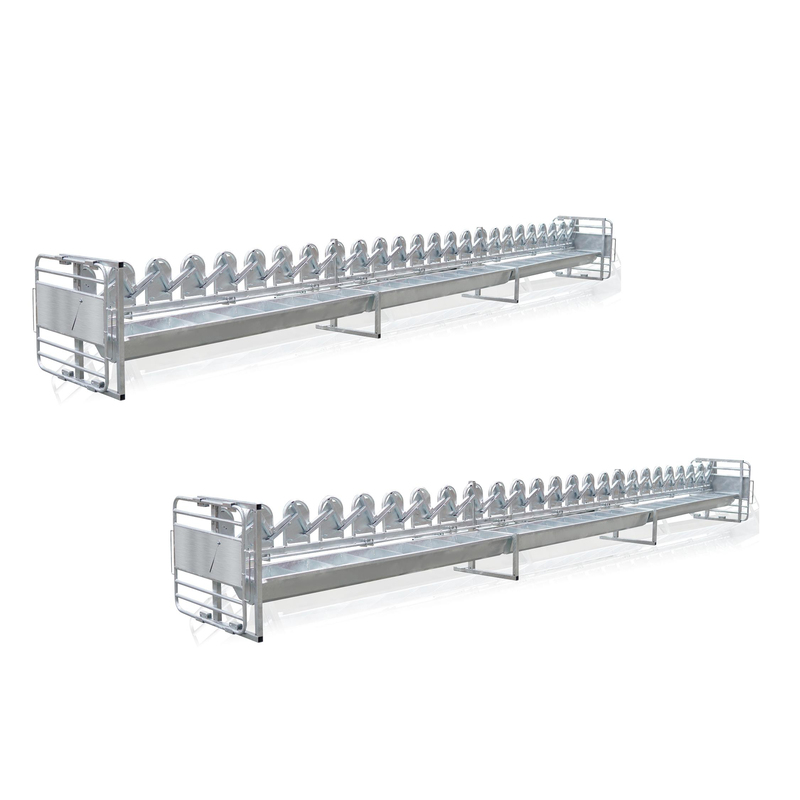 Melasty Boyun Kilitli Sıralı Çıkış Yemlik (Sıcak Galvaniz Gövde) 2 x 12 | Cimritilki.com