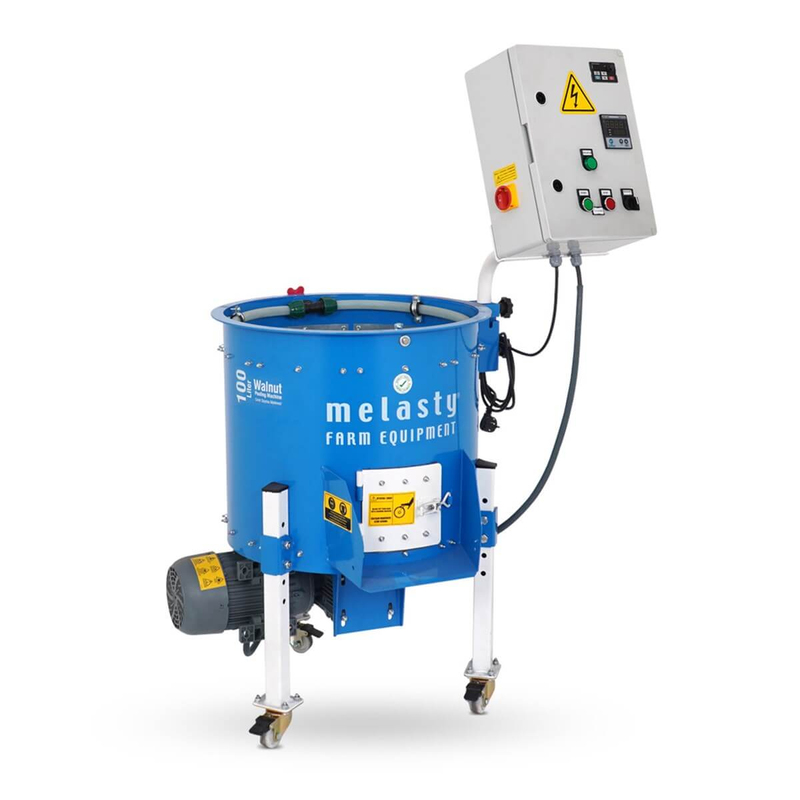 MELASTY MLS-100-DT 100 Litre Ceviz Soyma Makinesi (Devir Ve Zaman Ayarlı)