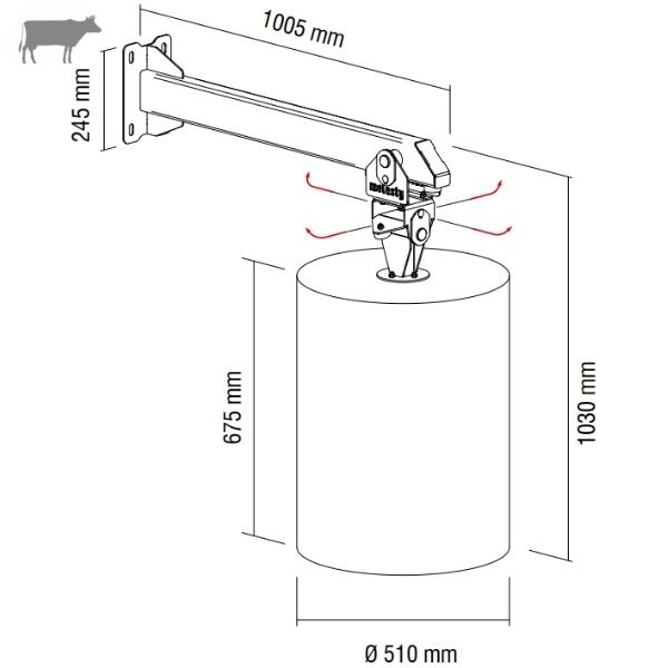 MELASTY 3997 Hayvan Kaşıma Fırçası | Cimritilki.com
