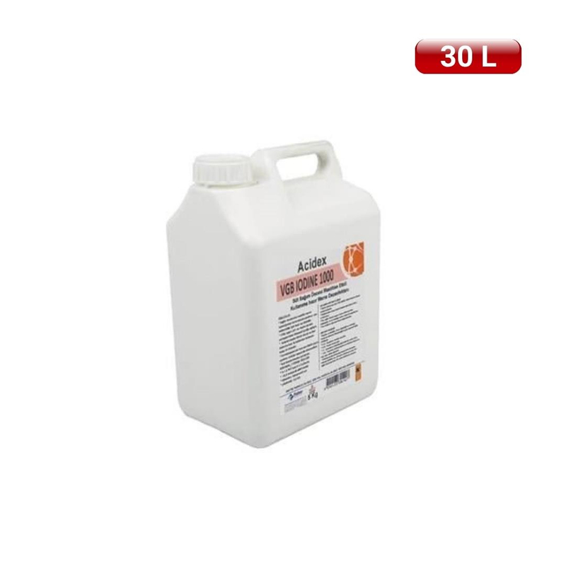 Melasty Süt Sağım Sistemi Sağım Öncesi Meme Dezenfektanı Povidin İyot ve Gliserin Bazlı (30 Litre) | Cimritilki.com