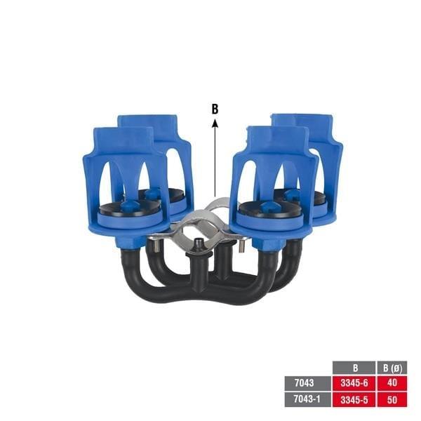 Melasty Süt Sağım Sistemi Yıkama Takımı (Kadehli) Ø50 mm | Cimritilki.com