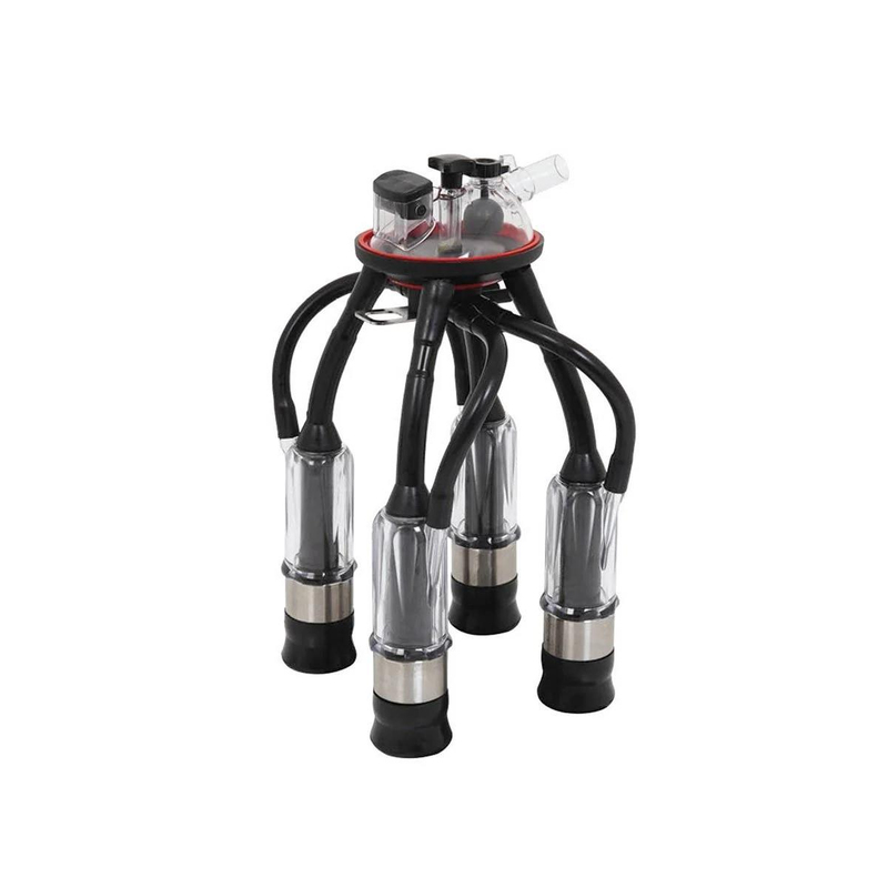 Melasty Süt Sağma Makinesi 340 cc Sağım Demeti (Özel Ölçü) (Şeffaf Plastik Kılıf / Kauçuk Memelik) | Cimritilki.com