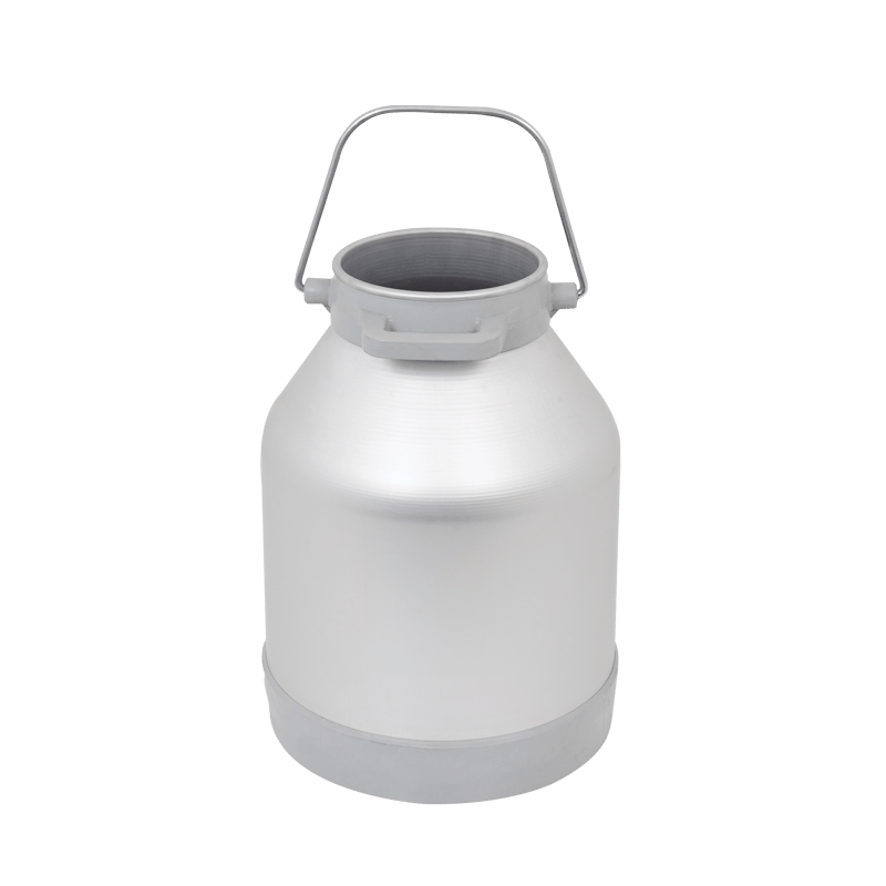 Melasty Süt Sağma Makinesi Alüminyum Süt Güğümü (10 Litre İki Kulp-Tek Saplı Dar Ağız) (Kapak Hariç) | Cimritilki.com