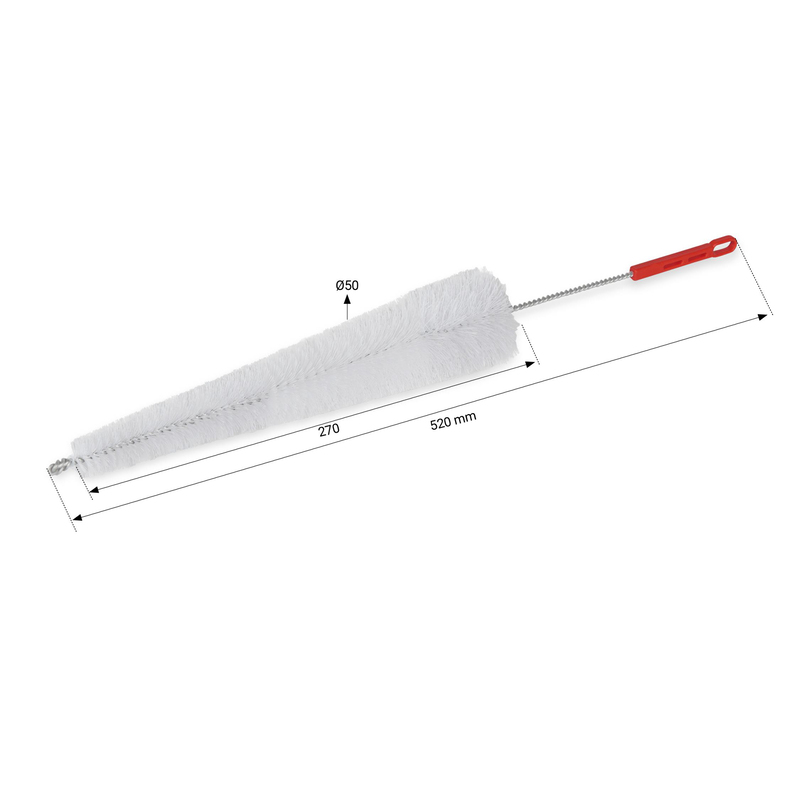 Melasty Süt Sağma Makinesi Meme Lastiği Temizleme Fırçası (Ø50 x 210 x 500 mm) | Cimritilki.com