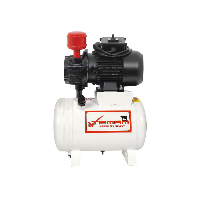 Tamam Süt Sağma Makinesi Universal 18 L Tanklı Vakum Pompası (220V-50Hz-0,55kW) (200 L/dk - 70 lik Yağlı) | Cimritilki.com