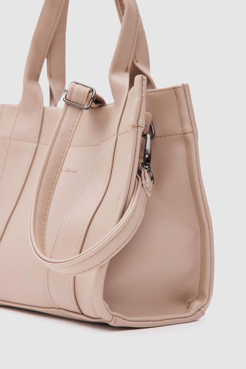 Suni Deri Tote Bag Bonnie Krem