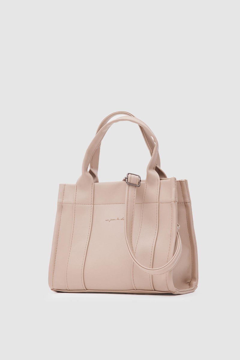 Suni Deri Tote Bag Bonnie Krem
