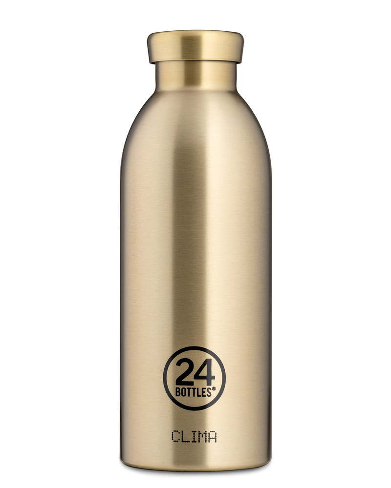 24Bottles Clima Bottle Sparkling Gold Paslanmaz Çelik Termos 500 ml Altın
