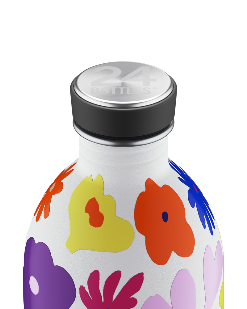 24Bottles Urban Bottle Acqua Fiorita Paslanmaz Çelik Su Şişesi 1000 ml Renkli