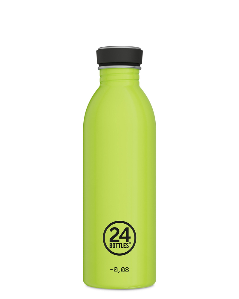 24Bottles Urban Bottle REactive Yellow/Green Paslanmaz Çelik Renk Değiştiren Su Şişesi 500 ml Sarı