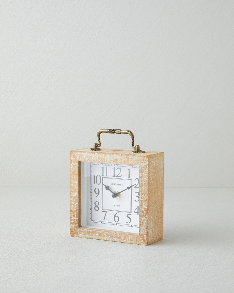 Adalia Mdf Masa Saati 15x17x5,5 cm Naturel