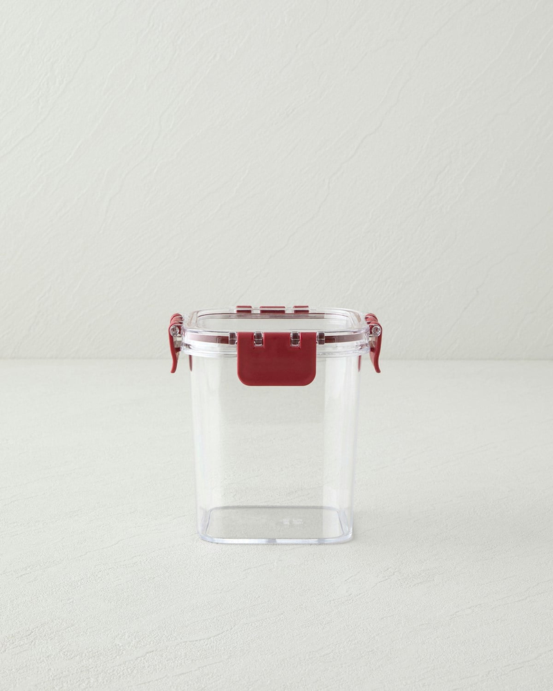 Ador Plastik Kavanoz 850 ml Bordo