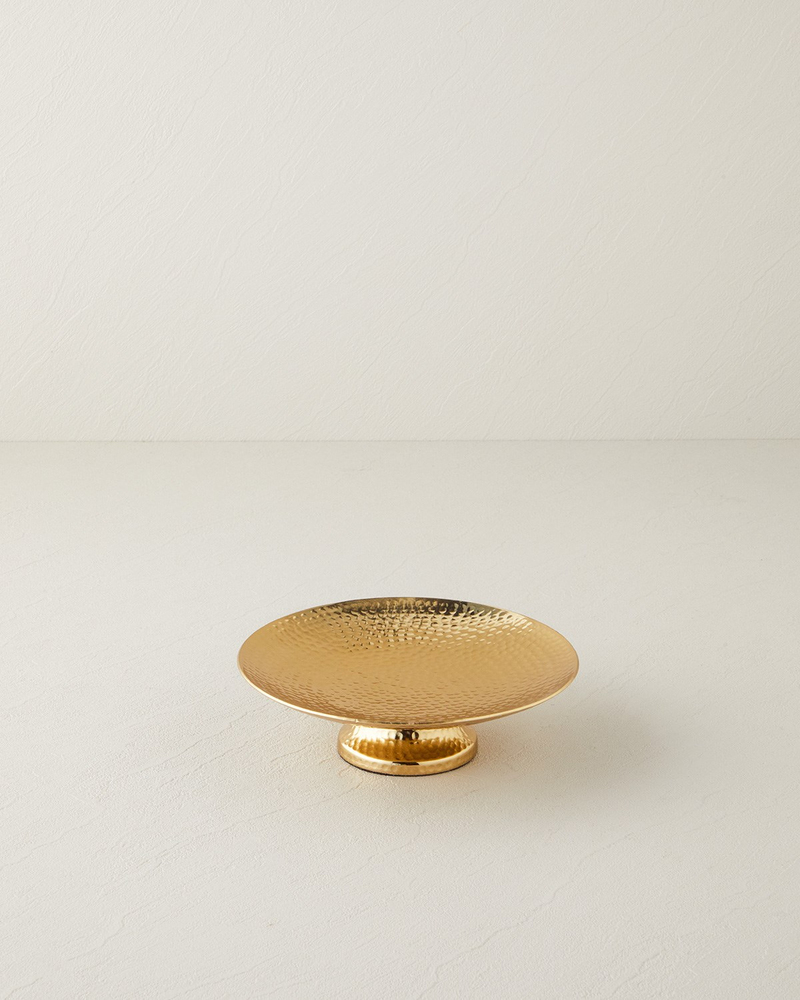 Adora Metal Dekoratif Tepsi 20x20x5,5 cm Gold