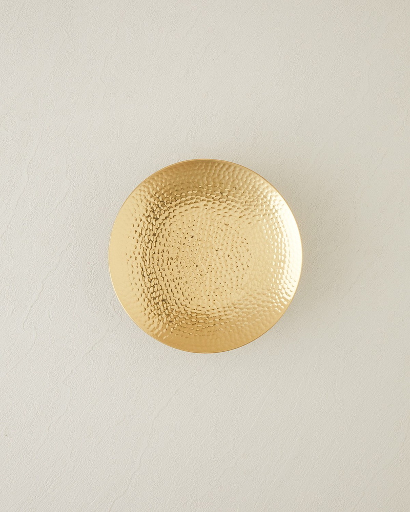 Adora Metal Dekoratif Tepsi 20x20x5,5 cm Gold
