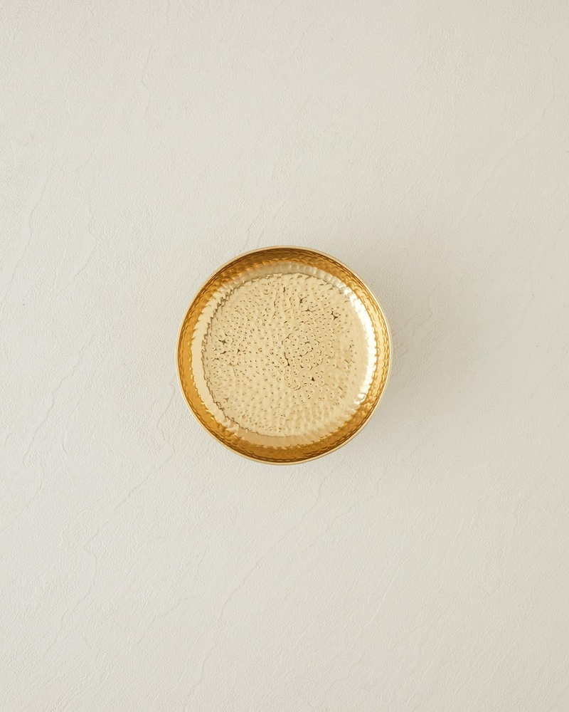 Adora Metal Dekoratif Tepsi 5,5 x 5,5 x 3,5 cm Gold