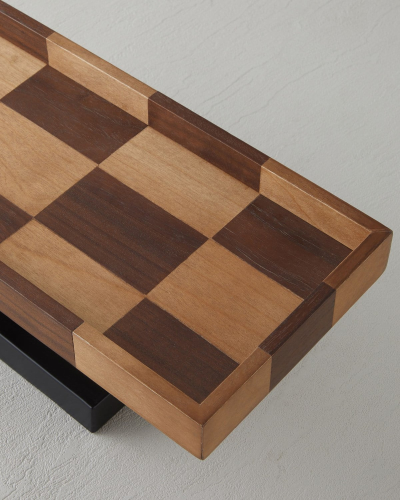 Alena Mdf Dekoratif 40x14 cm Kahverengi