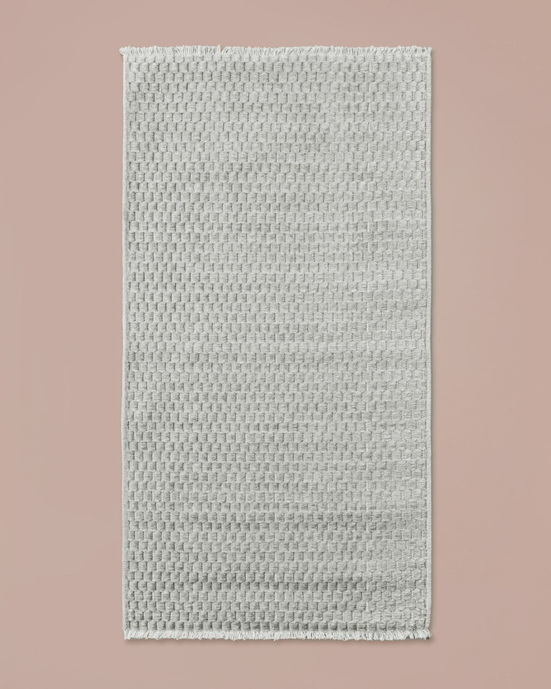 Ales Dokuma Kilim 80x150 cm Açık Gri