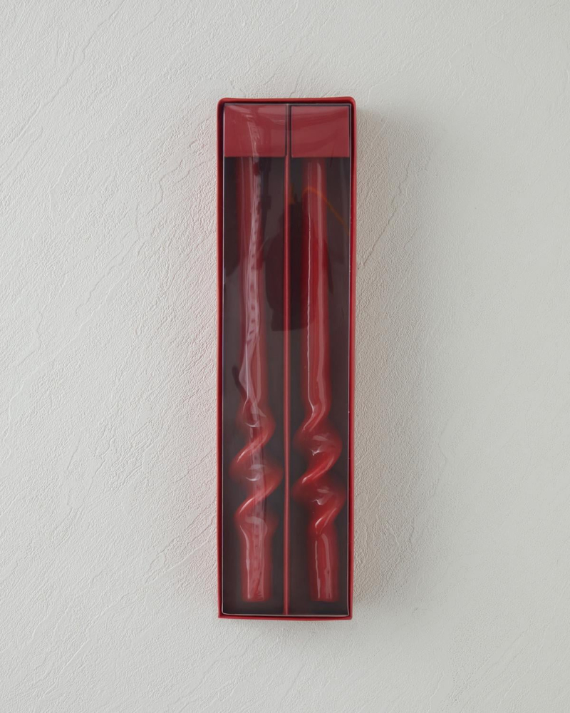 Alysia 2'li Mum 31,5x8x4 cm Kırmızı