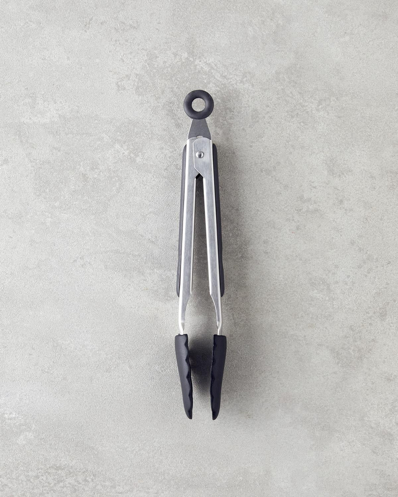 Amity Paslanmaz Çelik Maşa 26 cm Siyah
