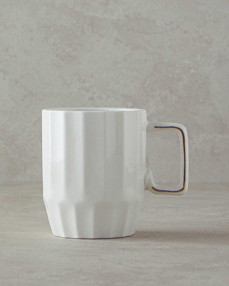 Angely New Bone China Kupa 270 ml Beyaz
