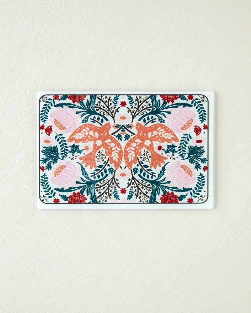 Animal Wild Cam Kesme Tahtası 20x30 cm Pembe