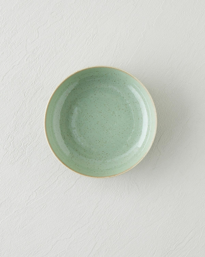 Antiquelle Porselen Kase 16 cm Yeşil