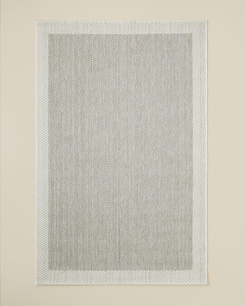 Arlo Halı 160x230 cm Gri-Beyaz