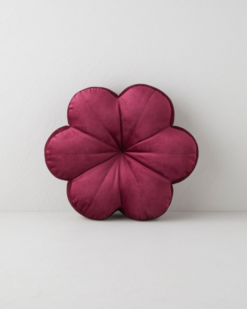 Artistic Bloom Dekoratif Kırlent 40 cm Vişne