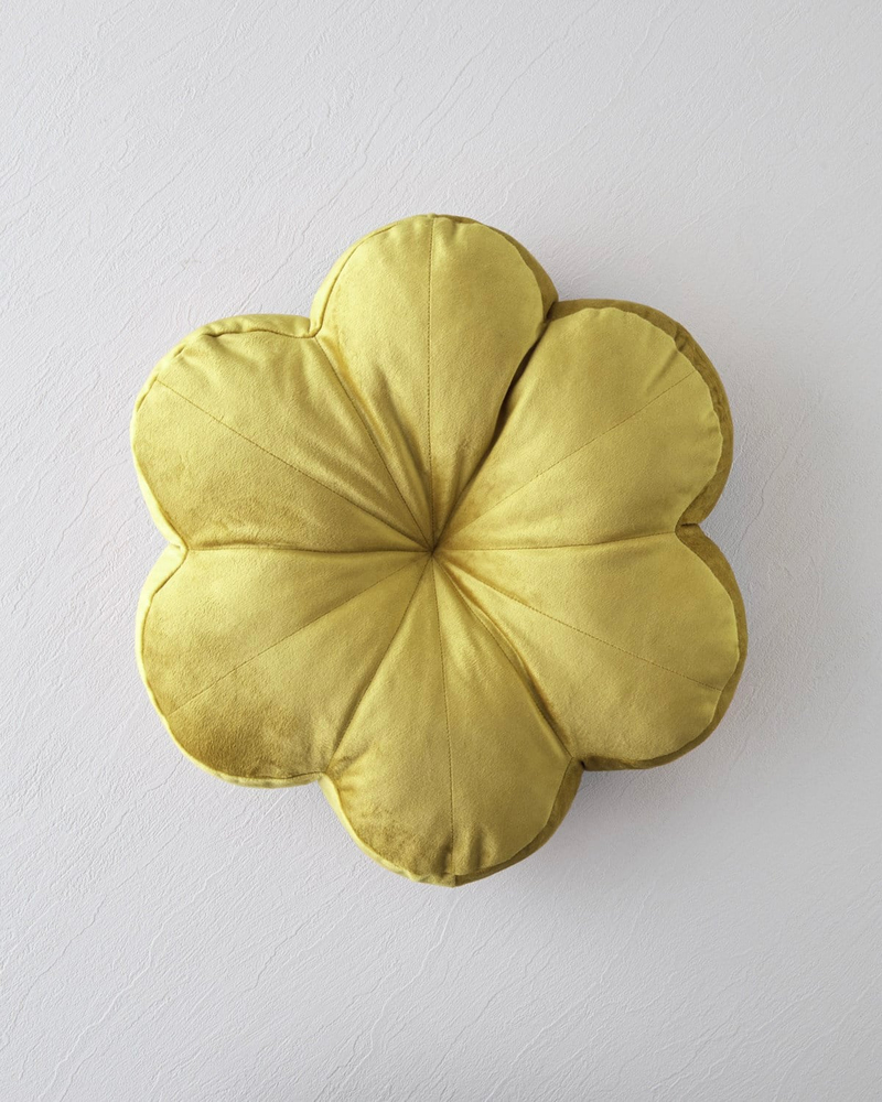 Artistic Bloom Dekoratif Kırlent 40 cm Yağ Yeşili