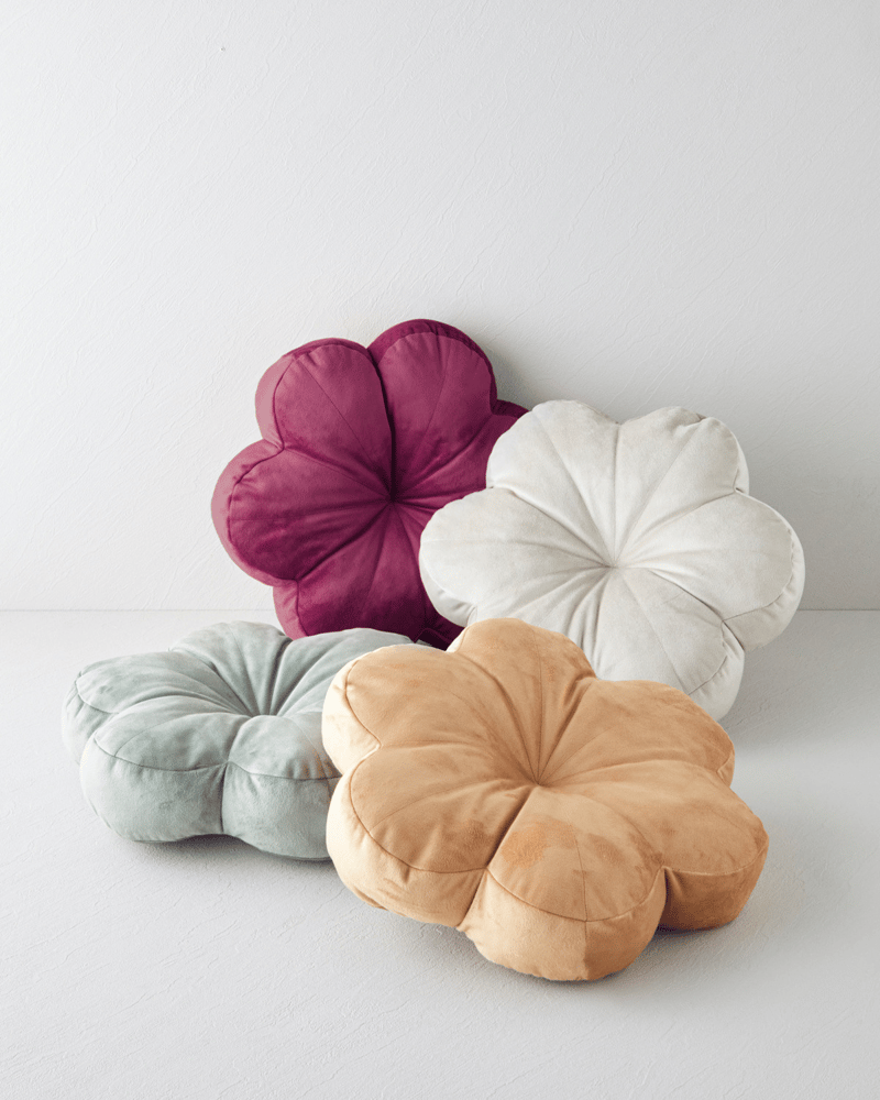 Artistic Bloom Dekoratif Kırlent 40 cm Bordo