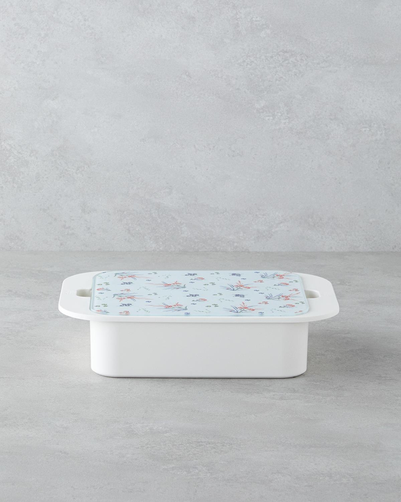Artistic Garden Melamin 4'lü Kahvaltılık 30x21 cm Renkli