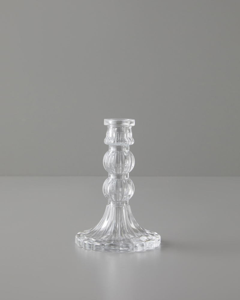 Asia Cam Şamdan 14,5 cm Şeffaf